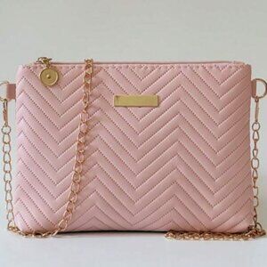 Women's New Fashion Wave Pattern Chain Strap Crossbody Bag,